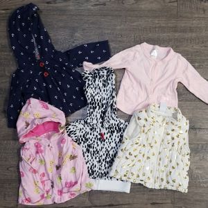 Lot 28 pc Baby Girl 3-6 month Clothing Bundle